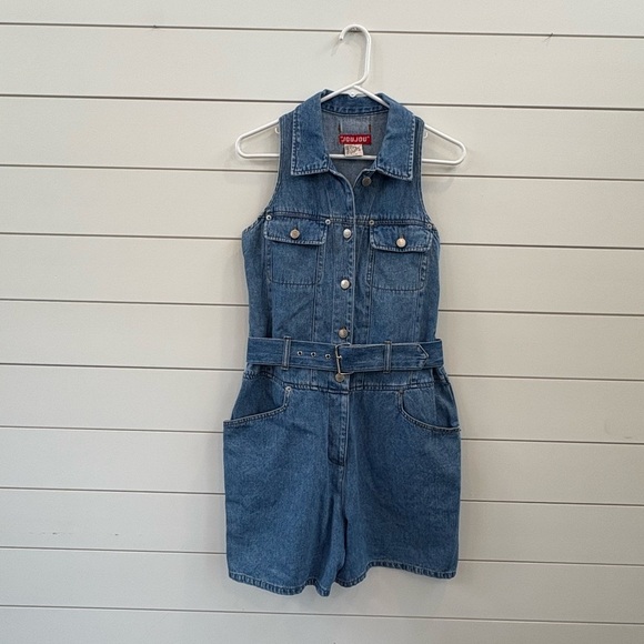 Jou Jou Blue Denim Vest - Picture 1 of 6